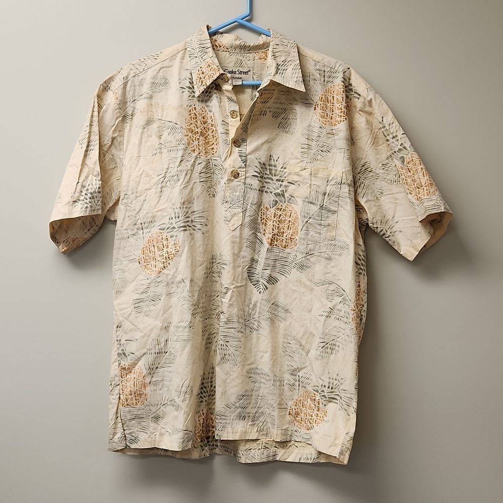 Vintage Cooke Street Honolulu Aloha Shirt L